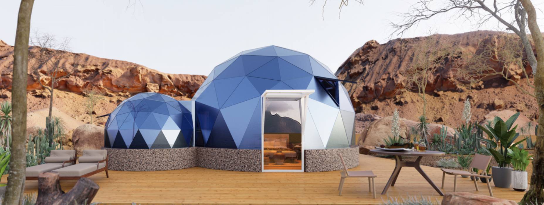 富裕县球形智能光伏玻璃星空房